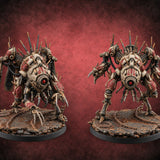 Nothing Wasted, Nobody Spared Retriever Heavy Constructs — painted concept preview (miniature supplied unpainted)