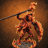 Holding the Fireline Fire Elemental Sentinel B — painted concept preview (miniature supplied unpainted)