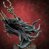 Crowned Over an Empty Hood Wraith Mage C — painted concept preview (miniature supplied unpainted)