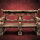 Hay Cart Left Mid-Lane Wooden Town Street Scenery A — painted concept preview (terrain supplied unpainted)