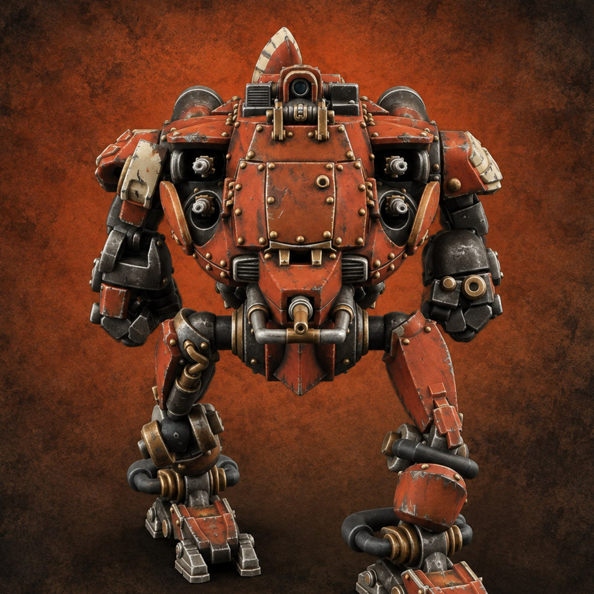 Built to Break Through Badger Walker — painted concept preview (miniature supplied unpainted)