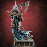 Cold Tresses Wraith Scythe Warrior B — painted concept preview (miniature supplied unpainted)
