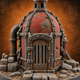 Everything Bolted Down Except Hope Industrial Battlefield Terrain Prop A — painted concept preview (terrain supplied unpainted)