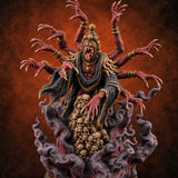 Eight Hands, None Merciful Marilith Fiend Multi-Armed Demon — painted concept preview (miniature supplied unpainted)