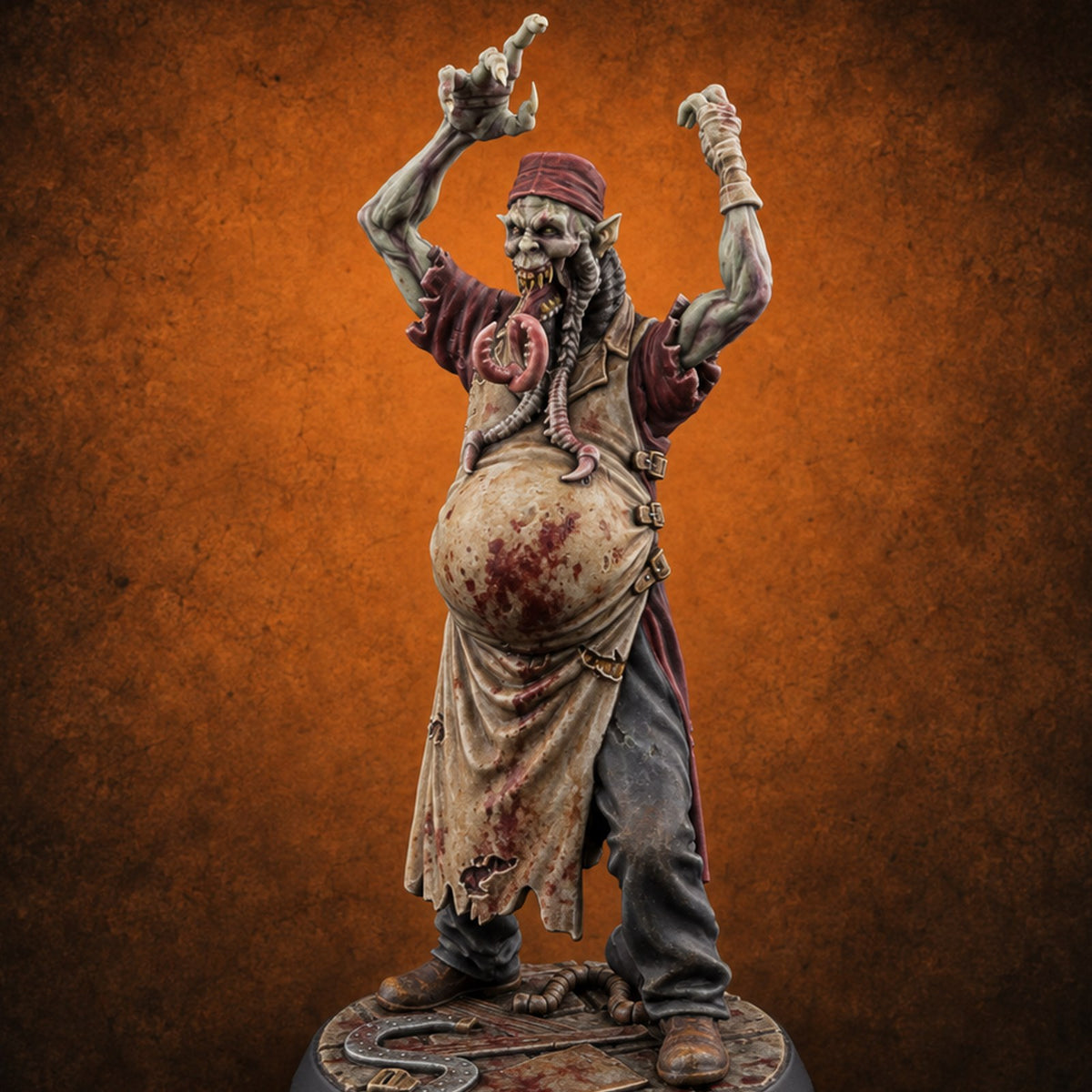 The Procedure Went Sideways Ghoul Doctor — painted concept preview (miniature supplied unpainted)
