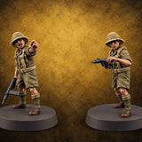 Taking Command British Human NCOs — painted concept preview (miniature supplied unpainted)