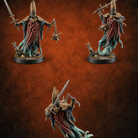 Coronation in Tatters Wraith Sword and Flail Kings — painted concept preview (miniature supplied unpainted)