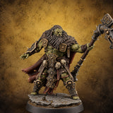 The Anvil Answers Space Orc Shaman — painted concept preview (miniature supplied unpainted)