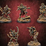 Pharaoh's Honour Guard Reports for Duty Mummy Cybernetic Warriors — painted concept preview (miniature supplied unpainted)