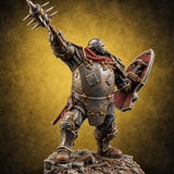 Breathing Rubble, Holding Ground Human Iron Guard Soldier A — painted concept preview (miniature supplied unpainted)