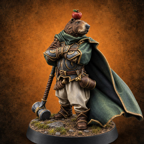 The Menagerie Holds Court Shifter Animal Lord B — painted concept preview (miniature supplied unpainted)