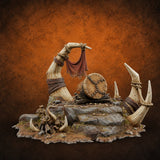 Lashed to Every Horn Horn-Spired Lookout A — painted concept preview (terrain supplied unpainted)