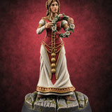 Verdict Pending, Wreath in Hand Human Noble Judge A — painted concept preview (miniature supplied unpainted)