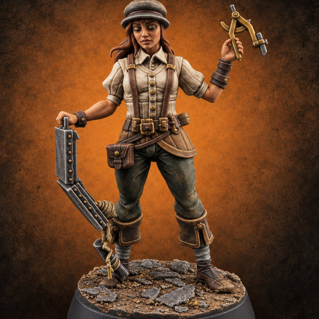 Permits Pending, Work Begins Construction Crew Worker A — painted concept preview (miniature supplied unpainted)