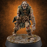 Dead Set Against Rest Zombie Warrior B — painted concept preview (miniature supplied unpainted)