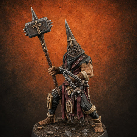 Rallying the Faithful Human Zealot A Miniature for Dungeons and Dragons, Pathfinder or other TTRPGs
