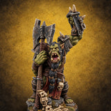 Too Mean for Distance Orc Melee Warrior C — painted concept preview (miniature supplied unpainted)