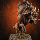 Mud on Both Tusks Boar Beast B — painted concept preview (miniature supplied unpainted)
