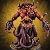 Cleavers Out, Mouth Open Major Demon B — painted concept preview (miniature supplied unpainted)