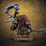 Where the Smoke Leads Wereboar Shaman — painted concept preview (miniature supplied unpainted)
