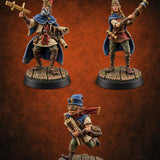 Eyes Skyward, Feet Planked Astronomers — painted concept preview (miniature supplied unpainted)