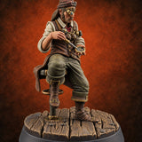 Steady Hands Human Clockmaker B — painted concept preview (miniature supplied unpainted)