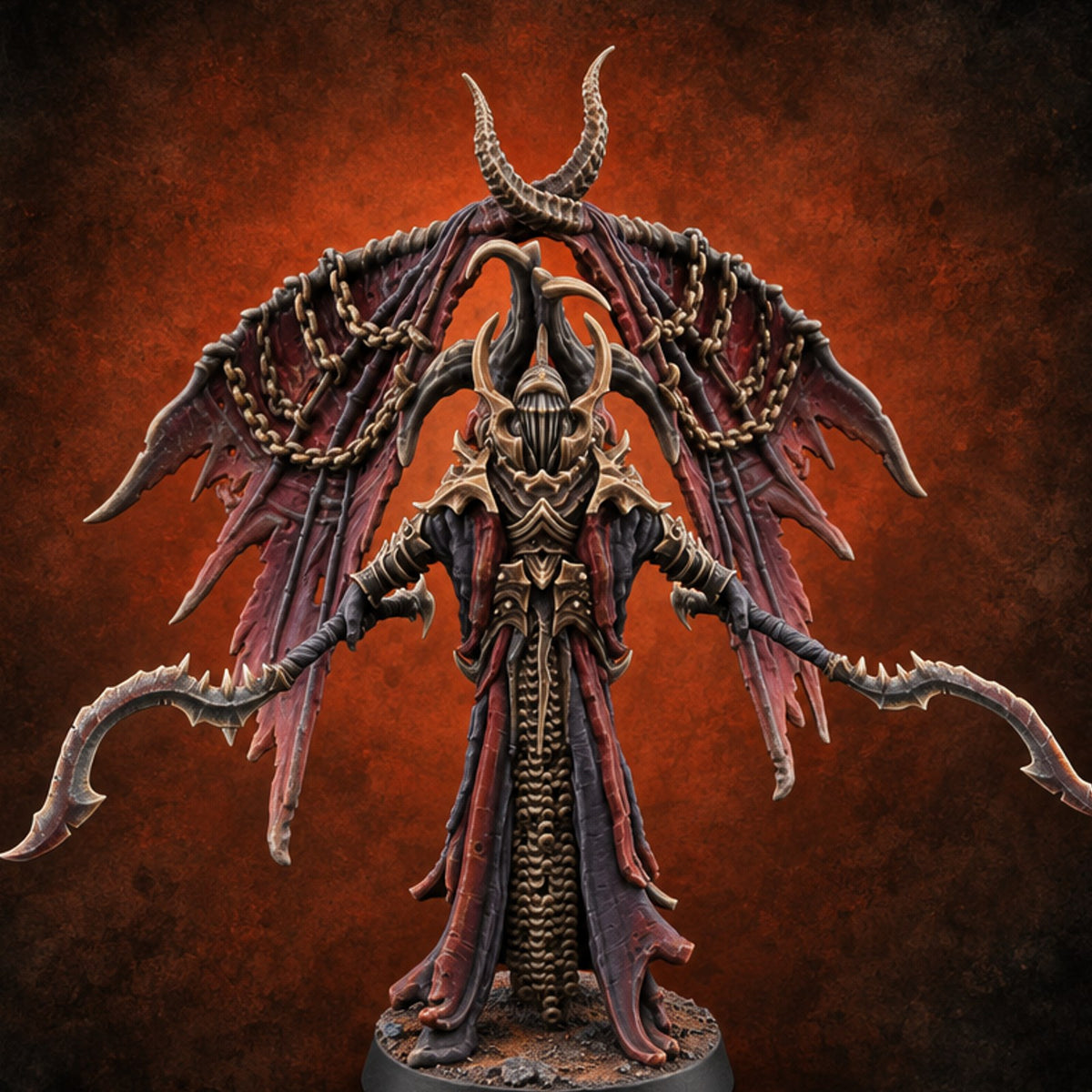 Came Back for Its Chains Winged Shadow Demon A — painted concept preview (miniature supplied unpainted)