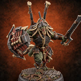 Spikes Out, Shields Up Lizardfolk Warrior D — painted concept preview (miniature supplied unpainted)