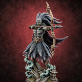 Haunting the Shrine Ruins Wraith B — painted concept preview (miniature supplied unpainted)