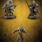 Nobody Asked the Fish Kuo-toa and Zombie Fishermen — painted concept preview (miniature supplied unpainted)