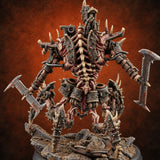 Debris Has Opinions Flesh Golem Spiked Brute C — painted concept preview (miniature supplied unpainted)