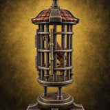Not Yet Hatched Into Ashes Round Barred Bird Cage — painted concept preview (terrain supplied unpainted)