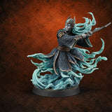 Charging From Beyond Ghostly Warrior D — painted concept preview (miniature supplied unpainted)