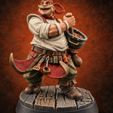Seconds Are Mandatory Human Chef — painted concept preview (miniature supplied unpainted)