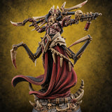 Heresy Walks on Scythe Legs Drider Heresiarch C — painted concept preview (miniature supplied unpainted)