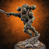 Landing Is Someone Else's Problem Human Jump Pack Soldier — painted concept preview (miniature supplied unpainted)