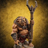 Fight Card Full, Purse Empty Pit Fighter C — painted concept preview (miniature supplied unpainted)