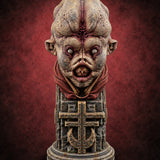 Every Face, One Creed Heretic Statue E — painted concept preview (terrain supplied unpainted)