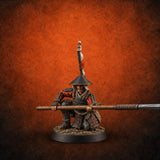 Holding the Line Human Ashigaru Spearman D — painted concept preview (miniature supplied unpainted)