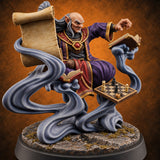 Smoke, Scrolls and Sinister Plans Gnome Game Master — painted concept preview (miniature supplied unpainted)