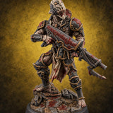 Blood Drive Volunteers Ghoul Cybernetic Warrior B — painted concept preview (miniature supplied unpainted)