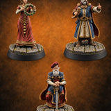 Verdict Pending, Wreath in Hand Human Noble Judges — painted concept preview (miniature supplied unpainted)