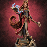 Finished Reading the Dragon Human Sorceress — painted concept preview (miniature supplied unpainted)