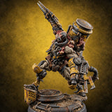 Fill Line Exceeded Human Biomechanical Canister Carrier D — painted concept preview (miniature supplied unpainted)