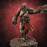 Light on Armour, Heavy on Spikes Human Light Infantry Soldier C — painted concept preview (miniature supplied unpainted)