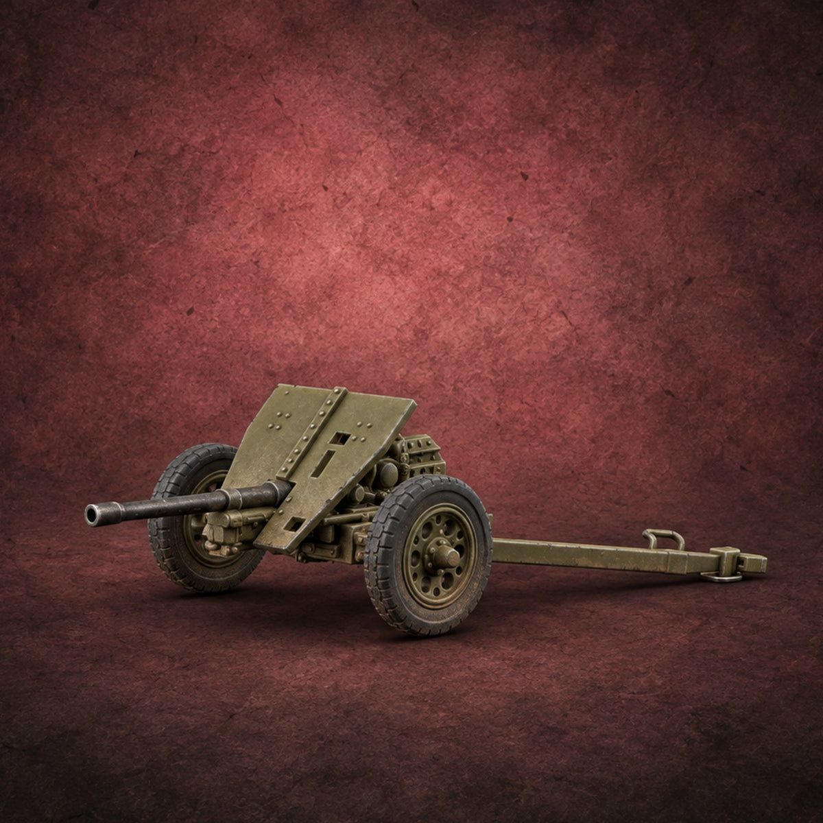 Working the Gun Japanese Naval Artillery Crewman A — painted concept preview (miniature supplied unpainted)