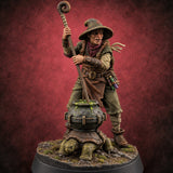 Fumes Included Poison Vendor A — painted concept preview (miniature supplied unpainted)