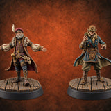 Goggles On Human Antiques Dealers — painted concept preview (miniature supplied unpainted)