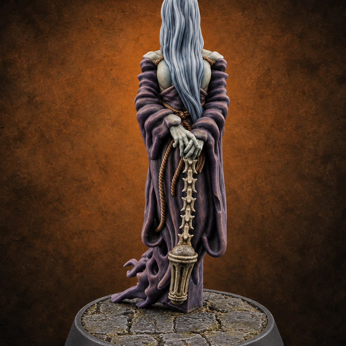 Hair Down, Grudge Up Banshee Spirit A — painted concept preview (miniature supplied unpainted)