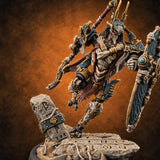 Dynasty Rebooted Mummy Cybernetic Warrior C — painted concept preview (miniature supplied unpainted)